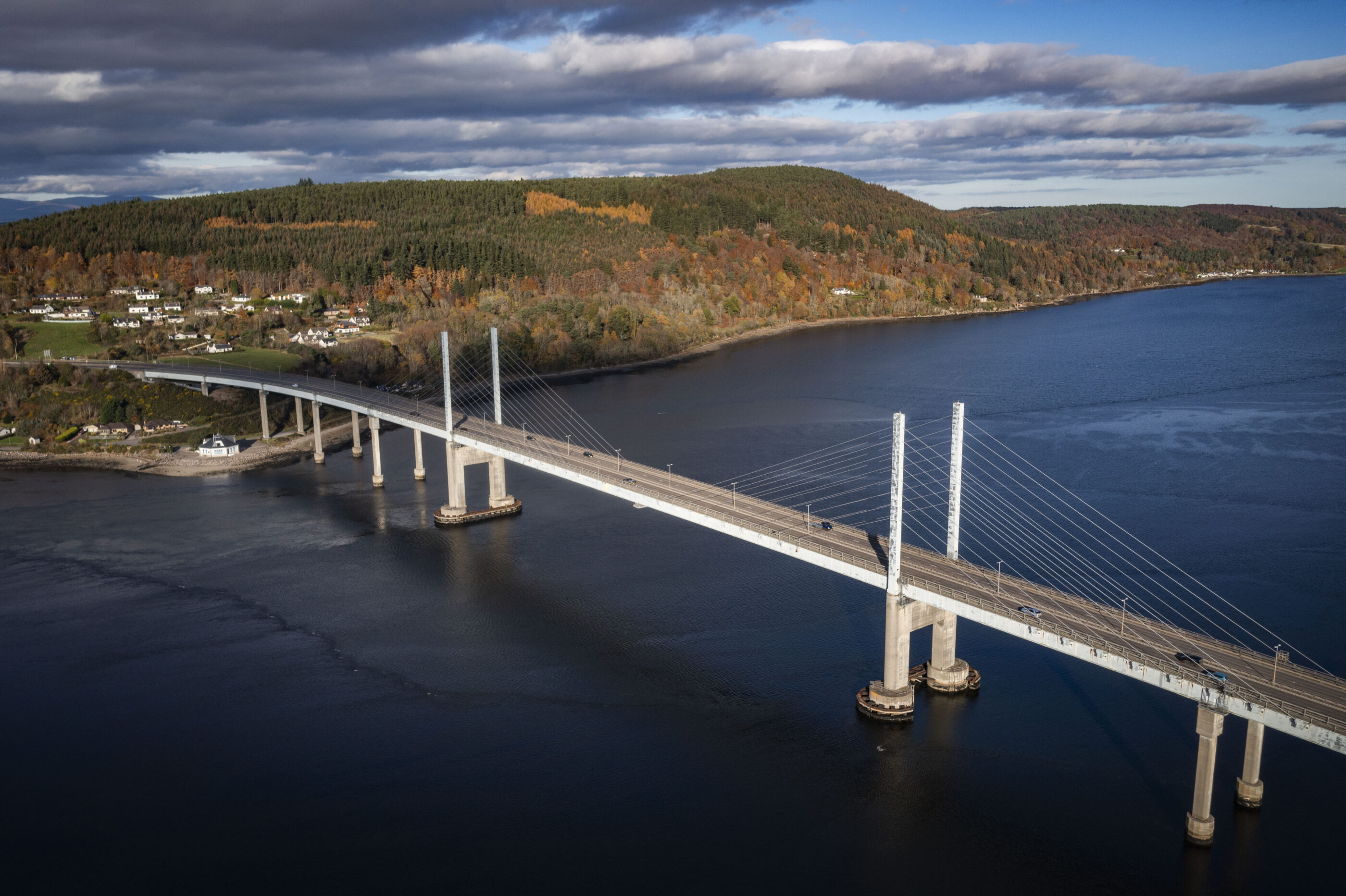 LOC 202411 drone Inverness Kessock Bridge